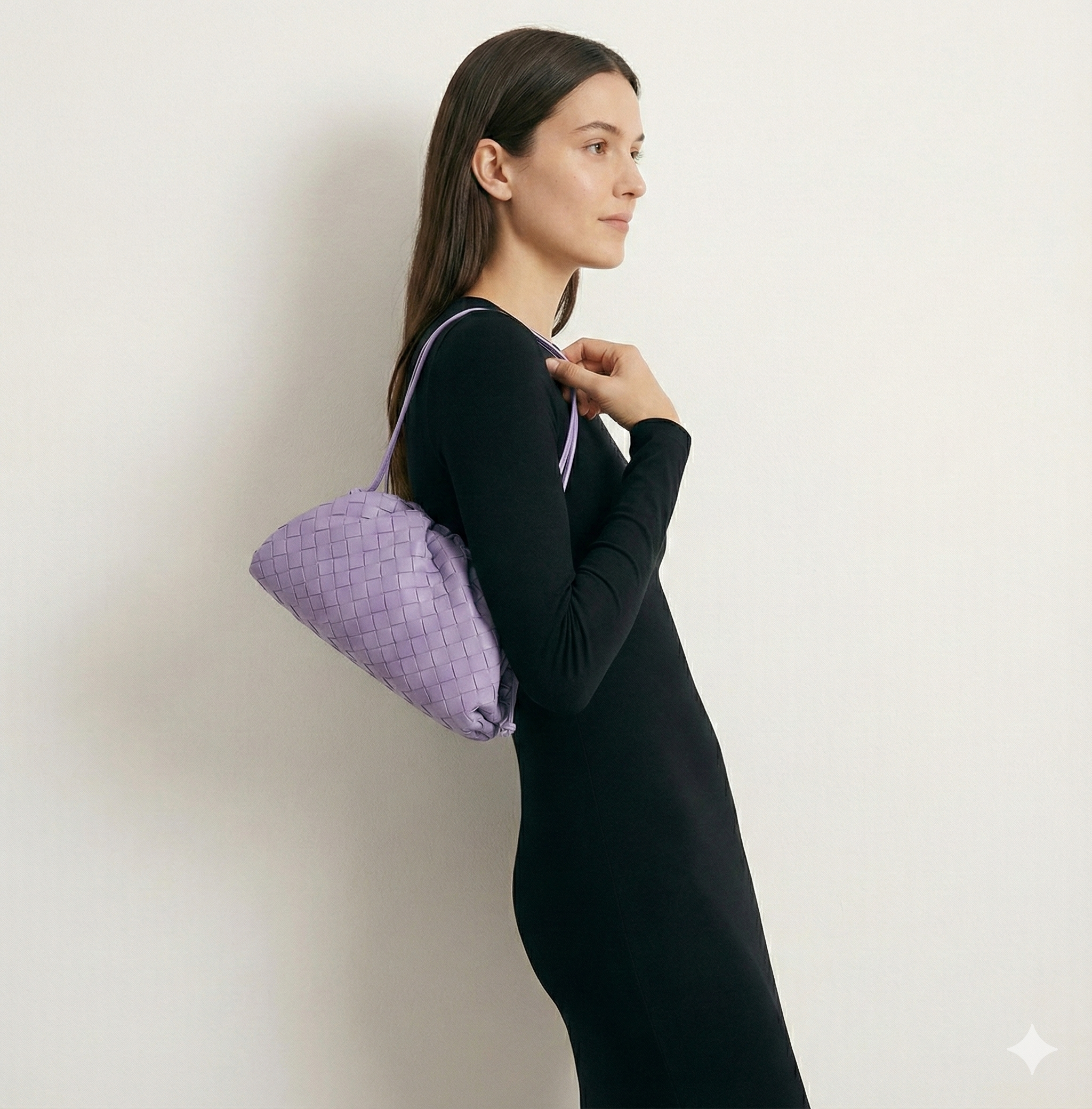 Wendy Woven Pouch Bag